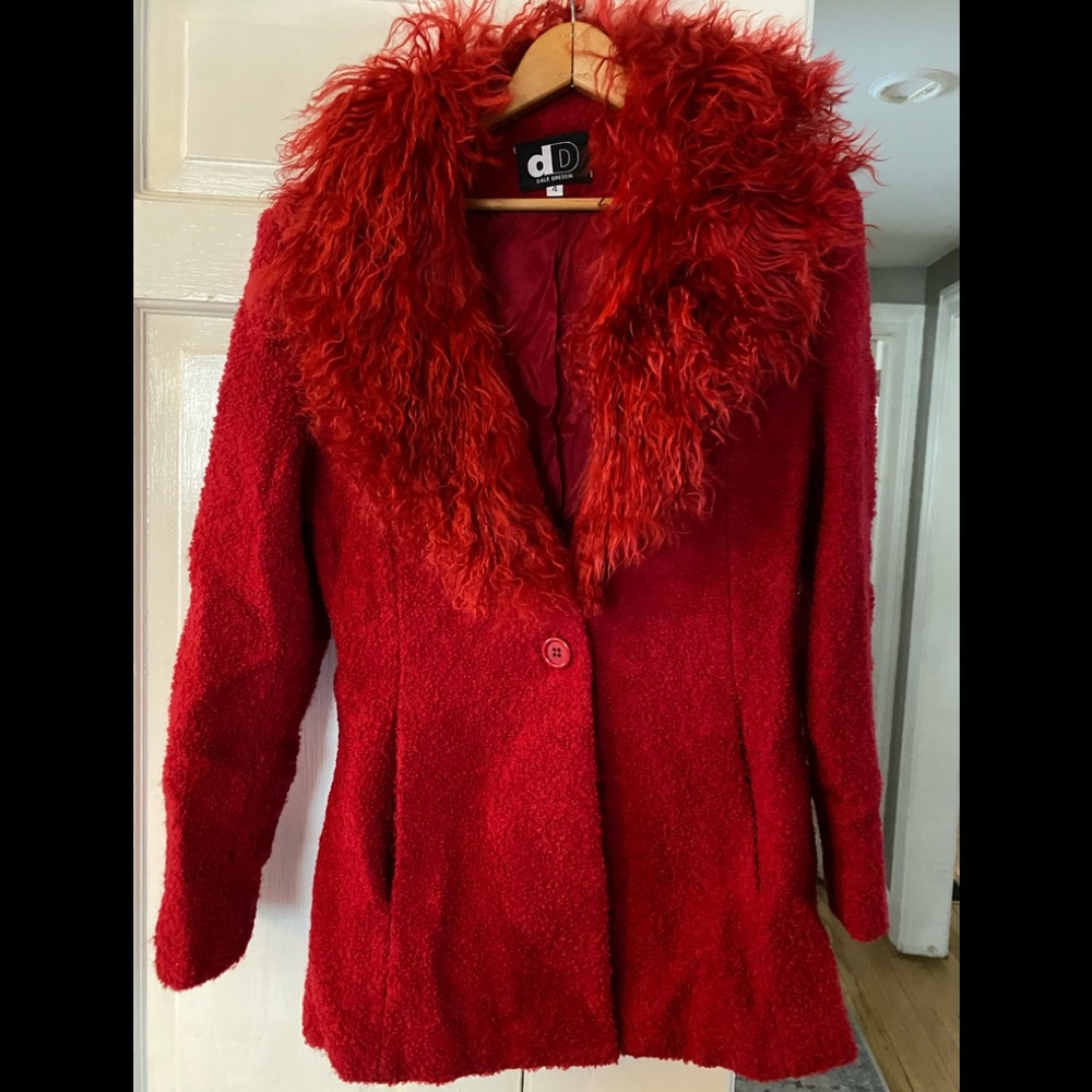 Sexy Dale Dressin gorgeous red jacket size 4